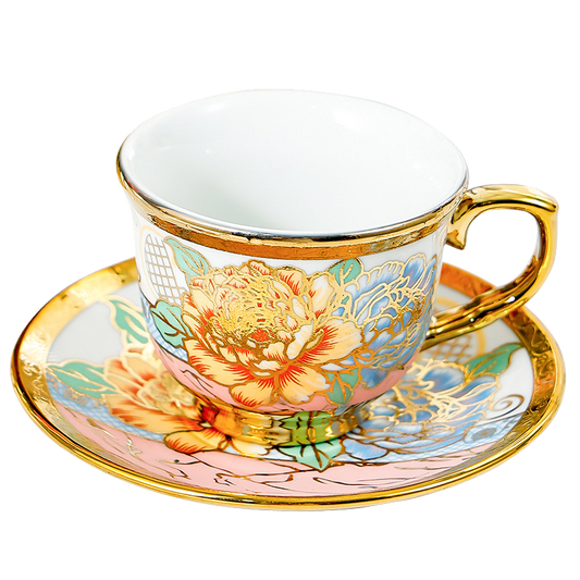 Haute Vintage Gilded Porcelain Tea & Coffee Service Set