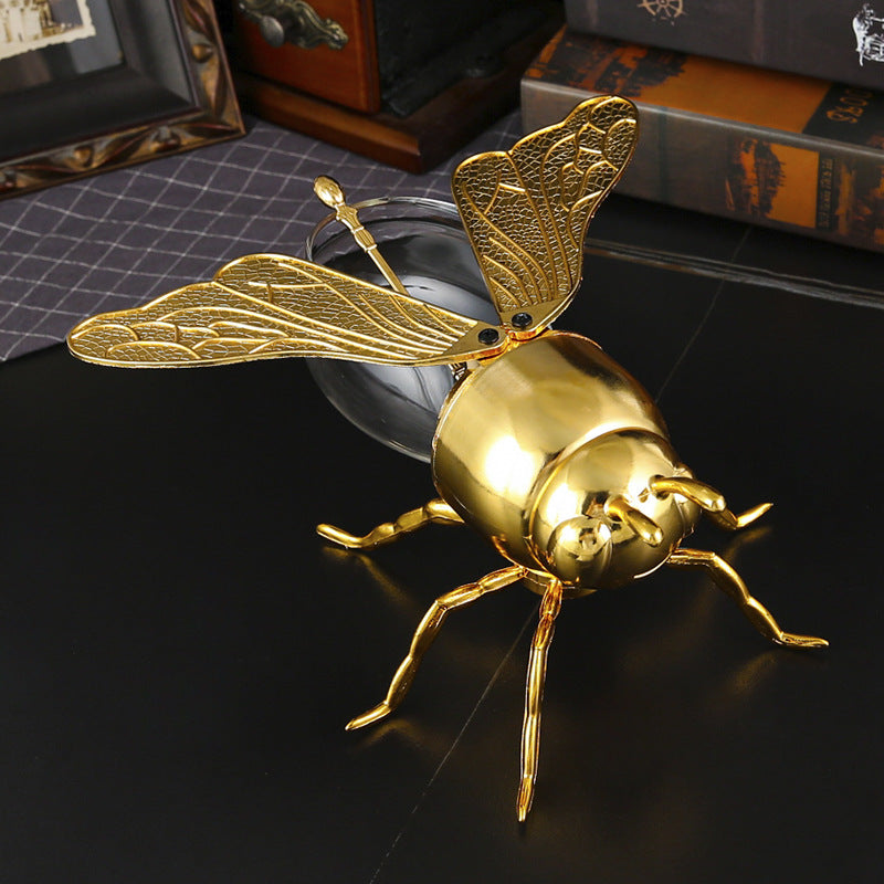 Exquisite Gilded Bee Kitchen Spice & Condiment Canister