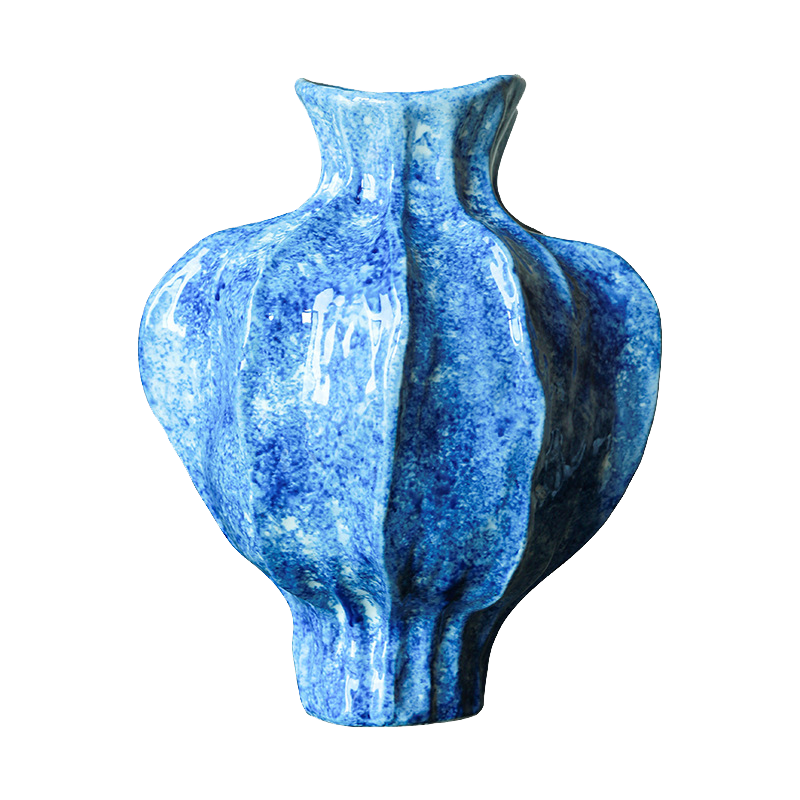 Indigo Glaze Jingdezhen Ceramic Vase
