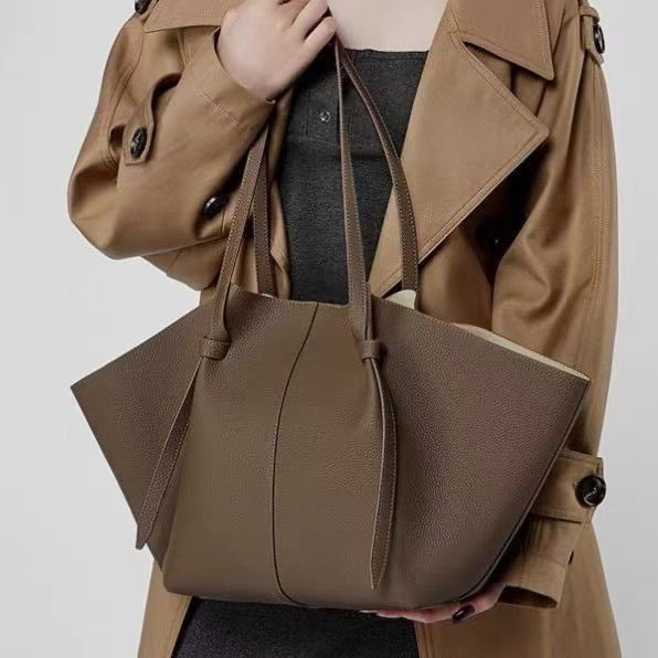 Drawstring Wing Silhouette Tote