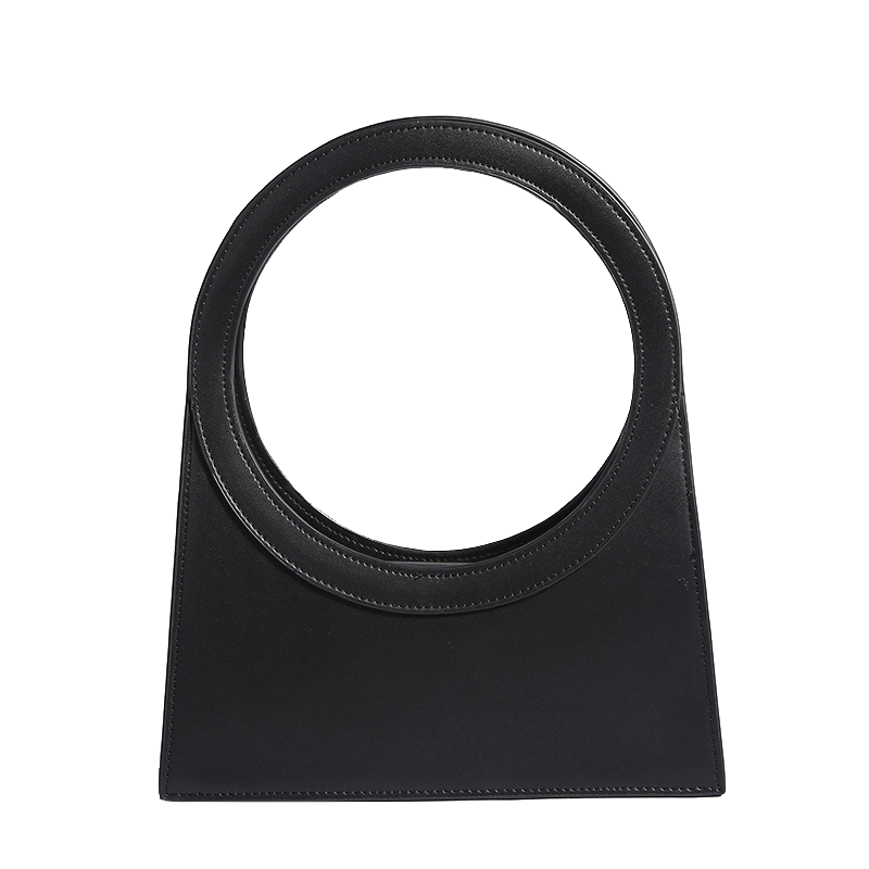 Minimalist Ring Frame Top-Handle Bag