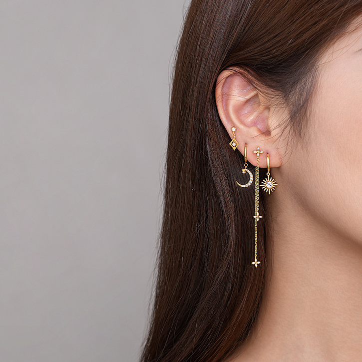 The Solstice Symphony | Celestial Ear Stacking Set