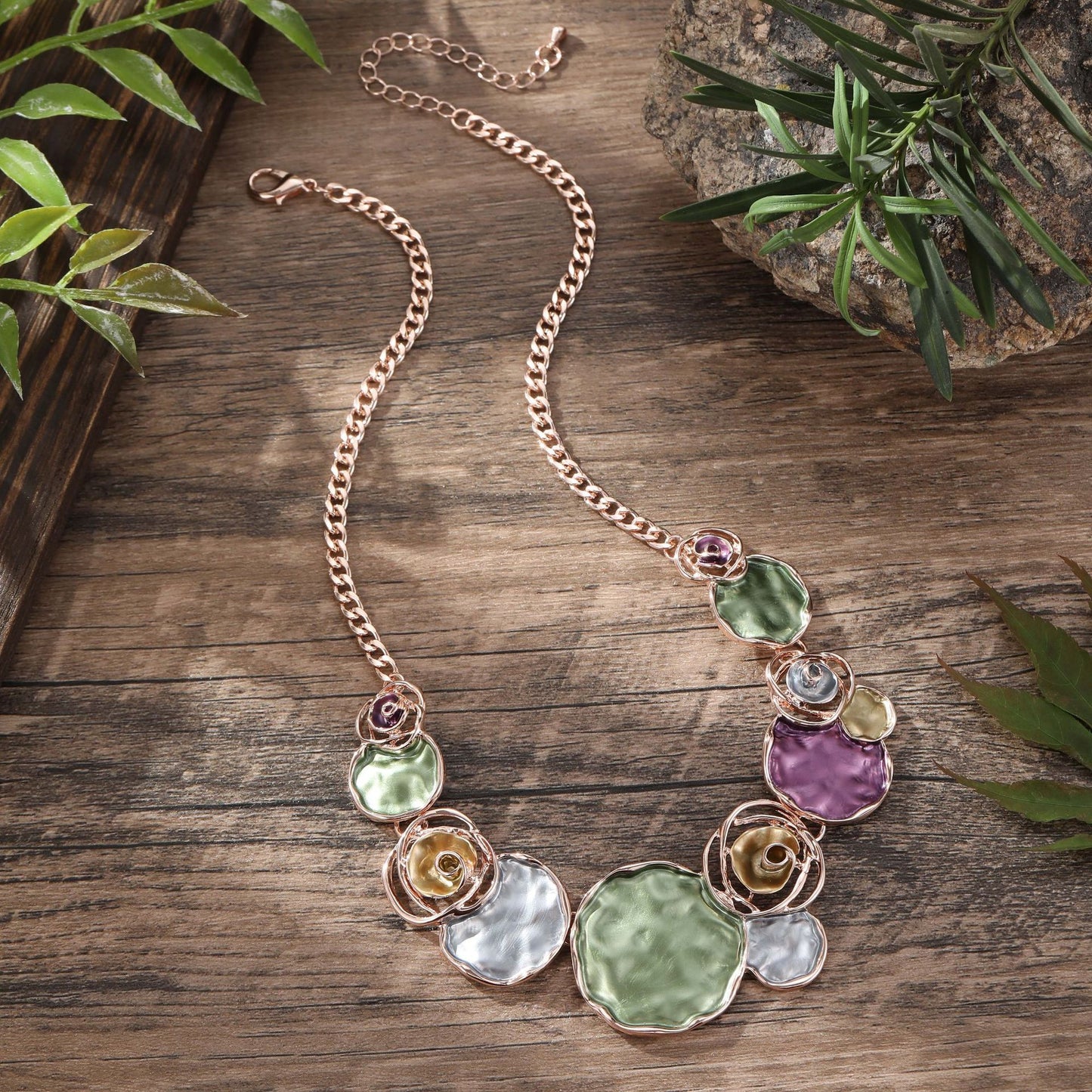 The Chroma Symphony | Sculptural Collar Necklace