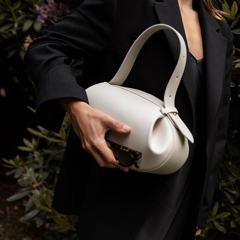 Soft Rounded Leather Bag