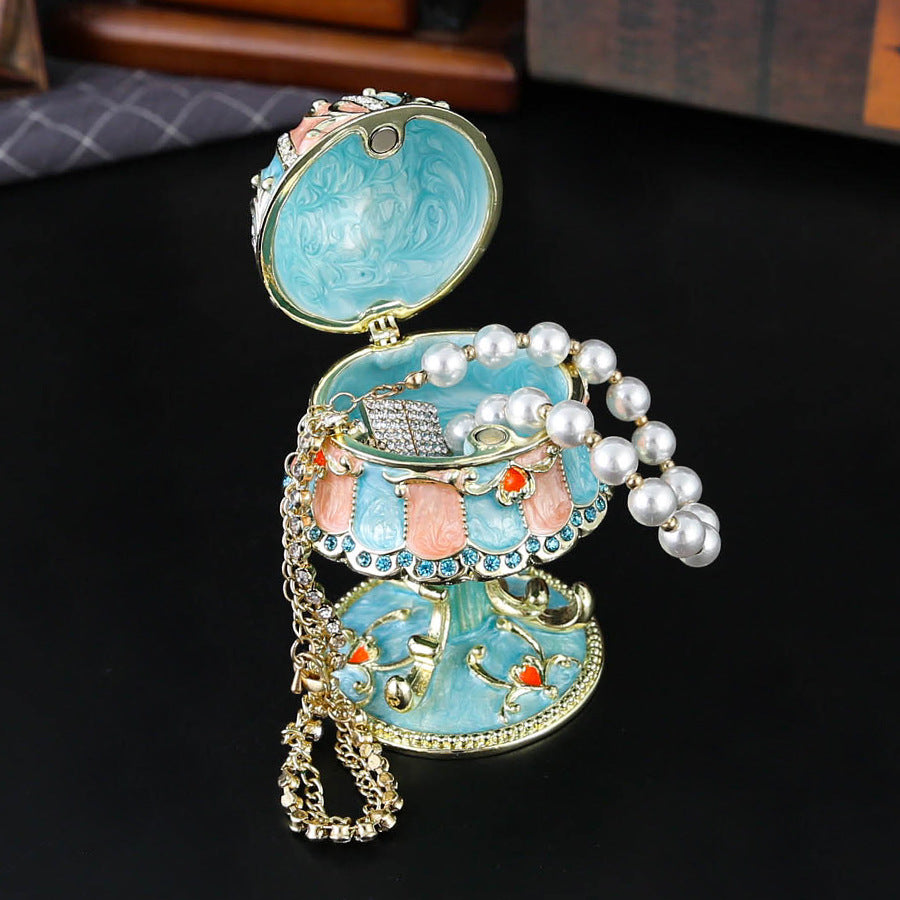 The Vintage Lamp Cloisonné Jewelry Casket