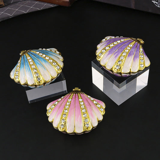 Enamel Shell Trinket Box