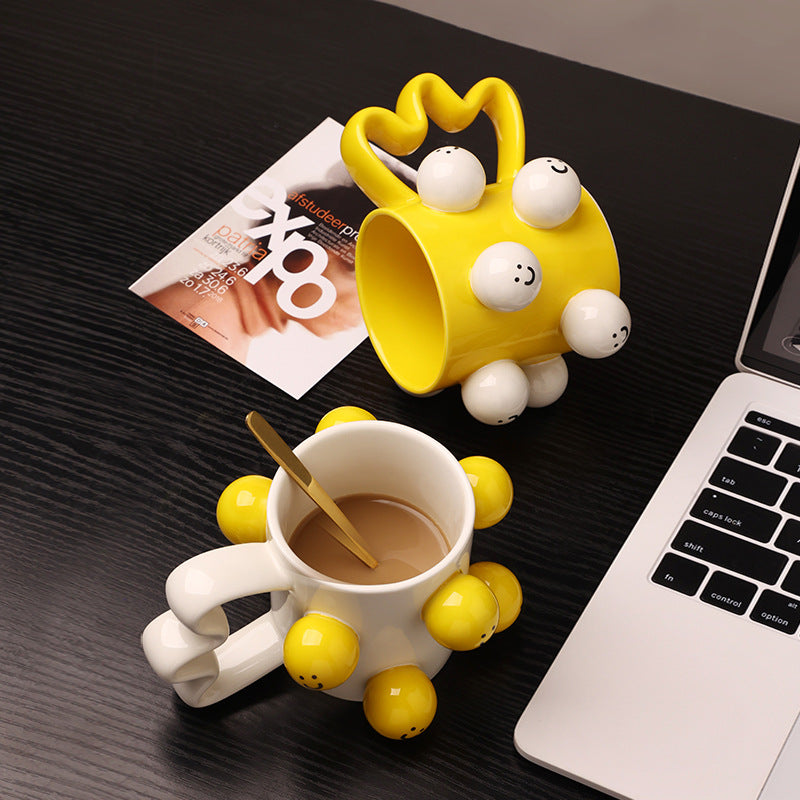 Smiley Bubble 3D Ceramic Mug Collection