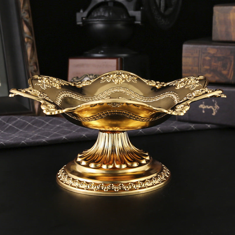 Lotus-Inspired Pedestal Fruit Dish