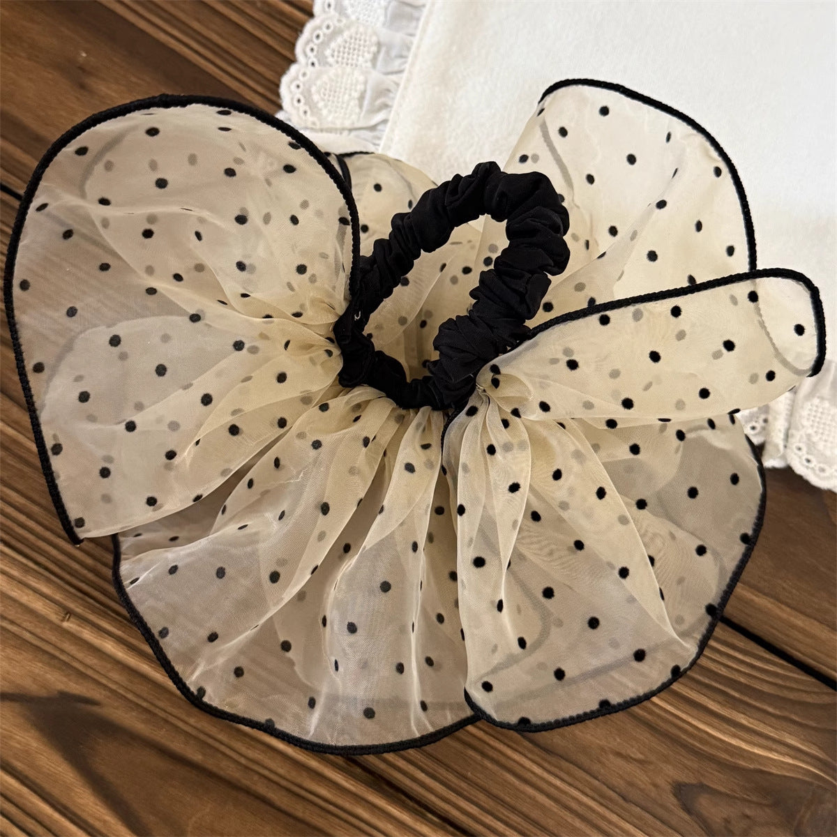 Stardot Tulle Scrunchie