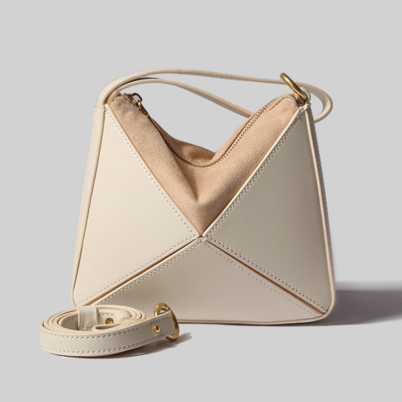 Patchwork Triangle Foldover Bag