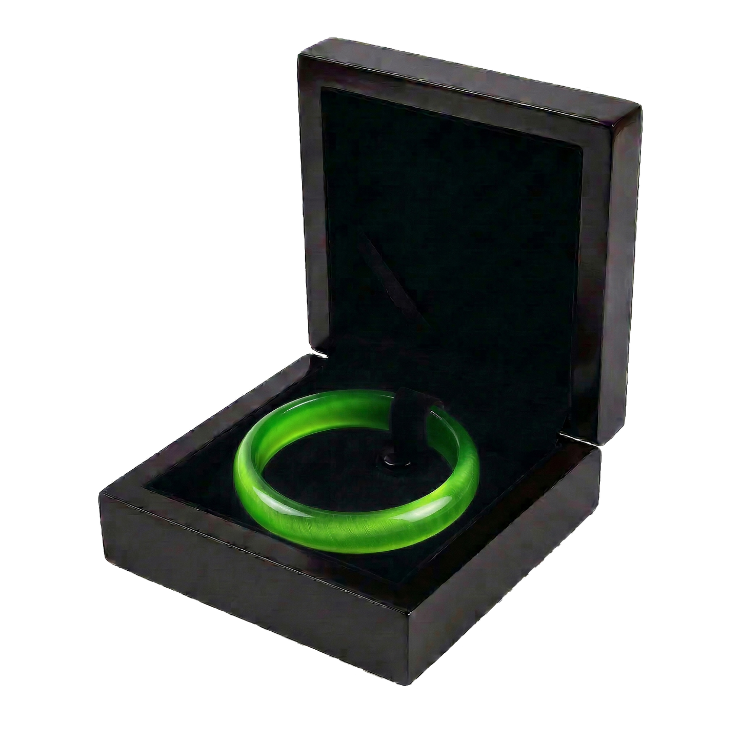 The Emerald Glow | Luminous Green Bangle