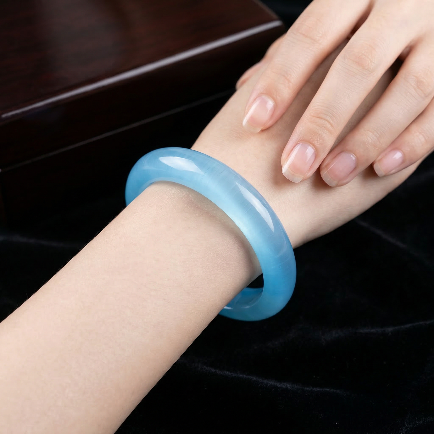 The Eternal Aegean | Deep Sea Glaze Bangle