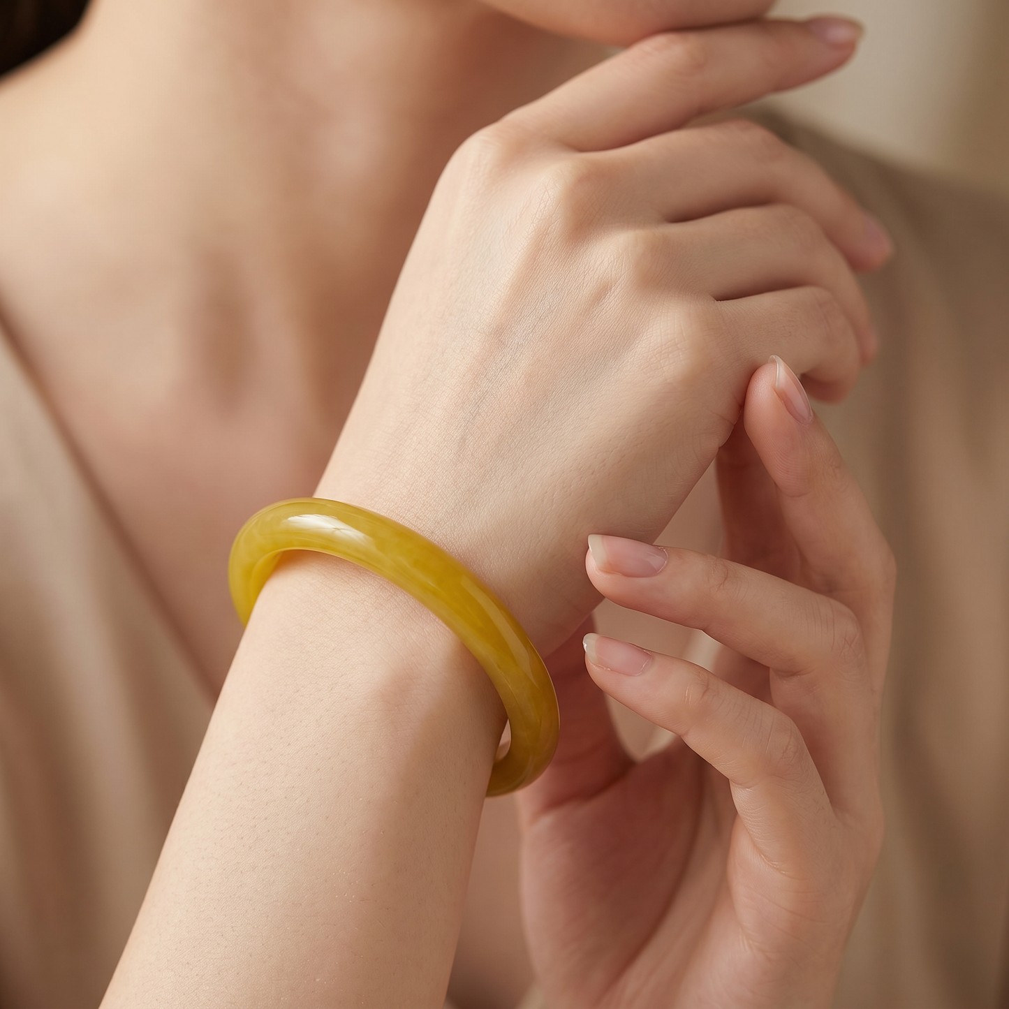 The Honey Serenity | Warm Glow Bangle